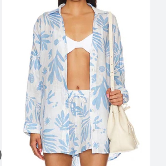 l*space Tops - L*Space Rio Tunic Shirt in Hibiscus Bloom. Size XLarge. New With Tags.